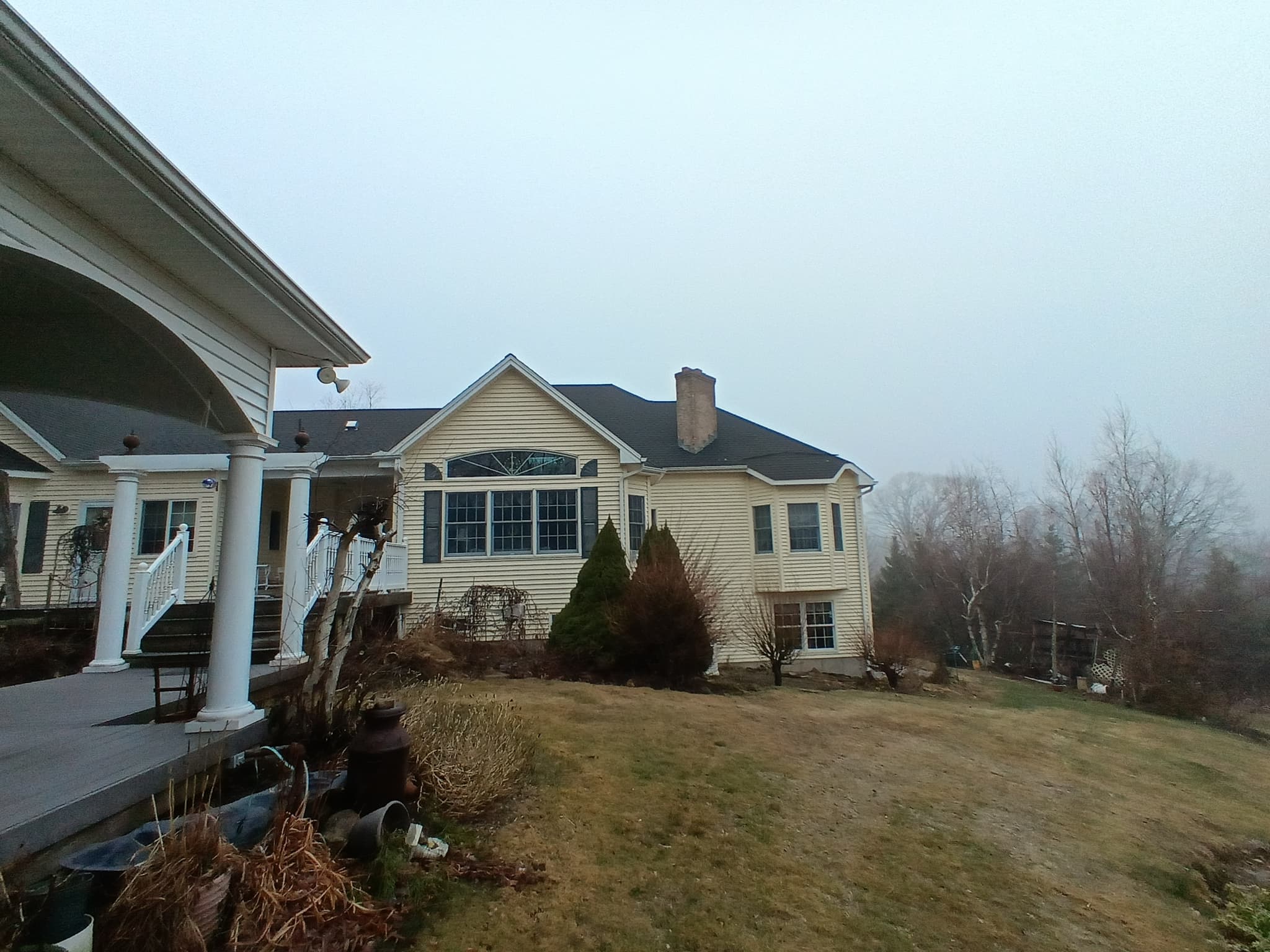 Exterior surface cleaning