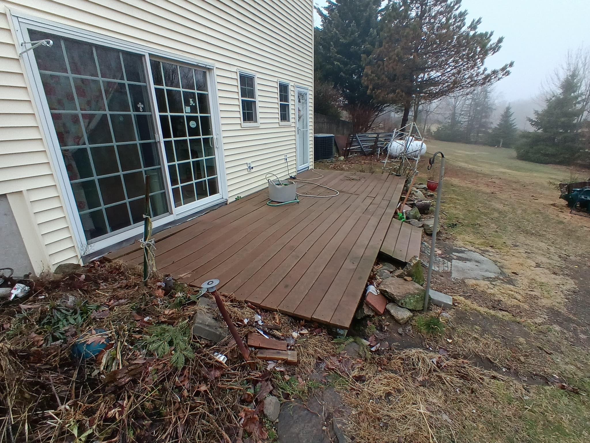 Power washing result